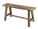 Spetebo Holz Deko Blumenbank - 58x27x22 cm - Holzbank Garten...